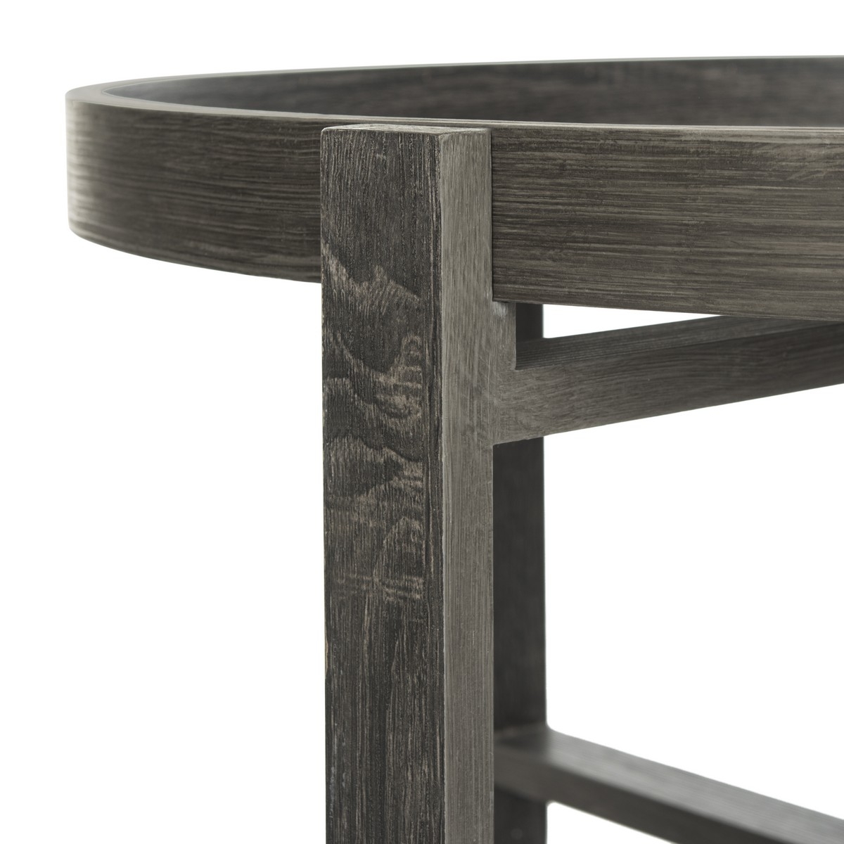 Cursten Retro Mid Century Wood Tray Top Coffee Table - Dark Grey - Arlo Home - Image 8