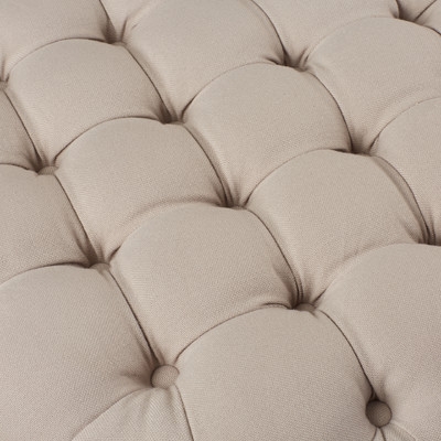 Wyard Cocktail Ottoman - Taupe - Image 2