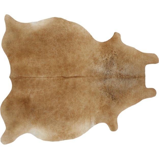 cowhide brown rug 5'x8' - Image 0