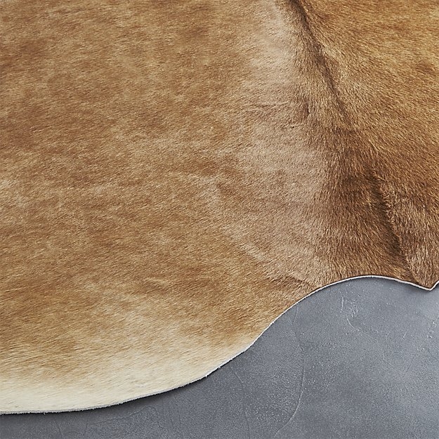cowhide brown rug 5'x8' - Image 2