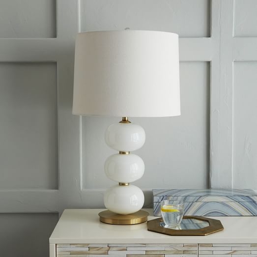 Abacus Table Lamp - Milk White - Image 1