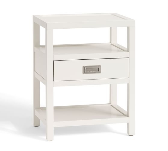 Lonny Bedside Table - White - Image 0