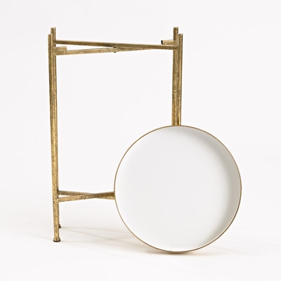 Gild Pop Up Tray End Table - White - Image 3