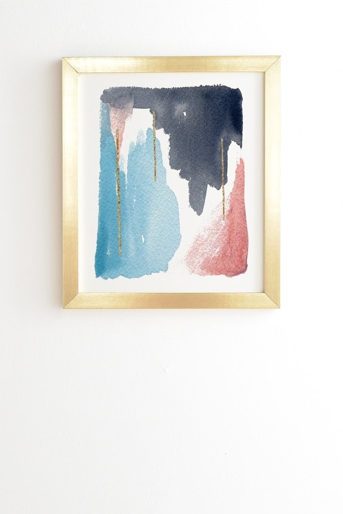 MOVING MOUNTAINS Wall Art - 14"x16.5" -Basic silver Frame - Image 0