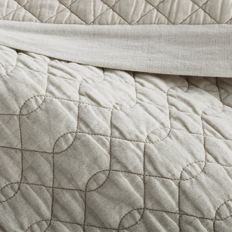 Elize Natural Quilt - Full / Queen - Image 1