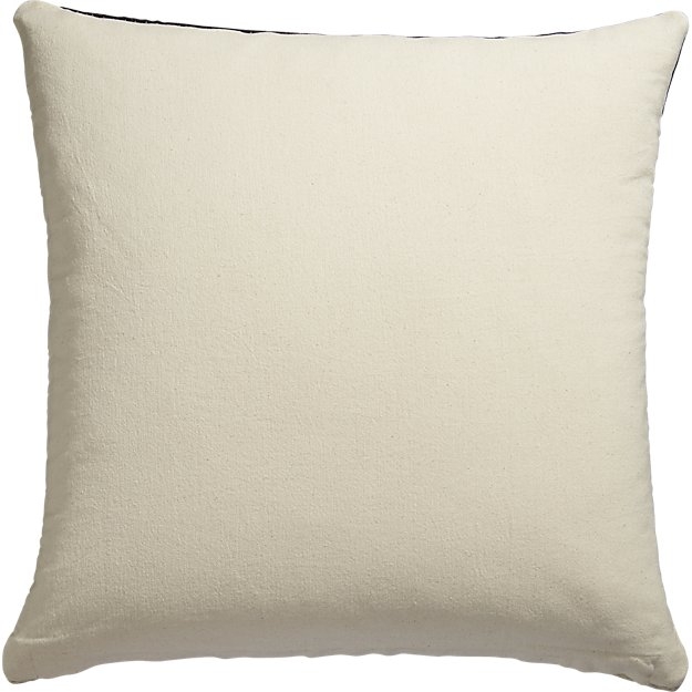 Reflect 20" pillow with down-alternative insert - Black / Natural - Image 7