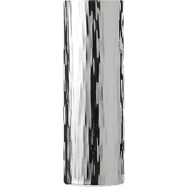Ripple silver vase - Image 0