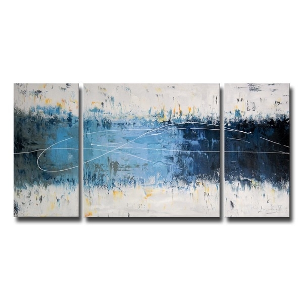 'Wake Up ' Hand - Painted 3 - Piece Gallery - Wrapped Canvas Art Set - Image 0