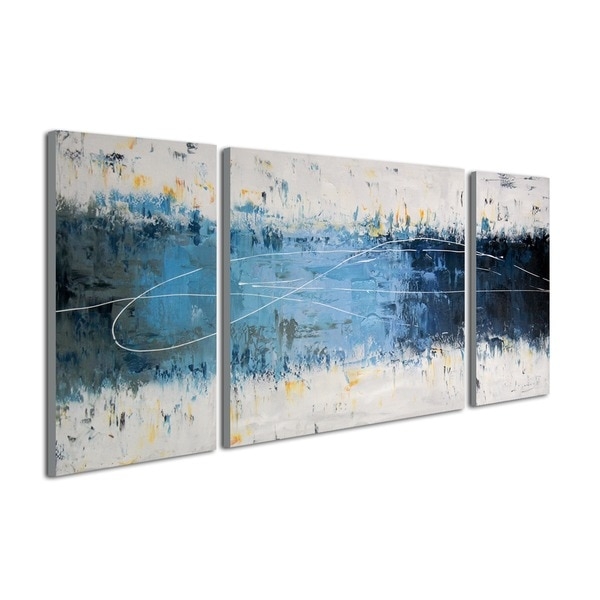 'Wake Up ' Hand - Painted 3 - Piece Gallery - Wrapped Canvas Art Set - Image 1