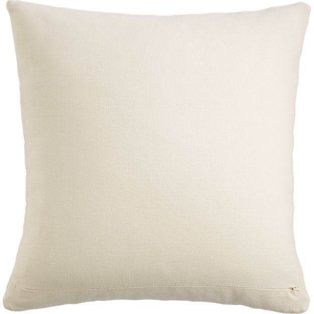 Quadro quilted natural 18" pillow with feather-down insert - Image 3