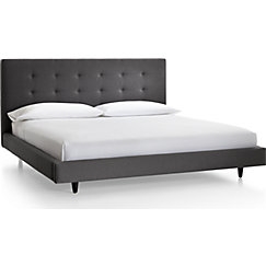 Tate Tall Upholstered King Bed. - Image 0