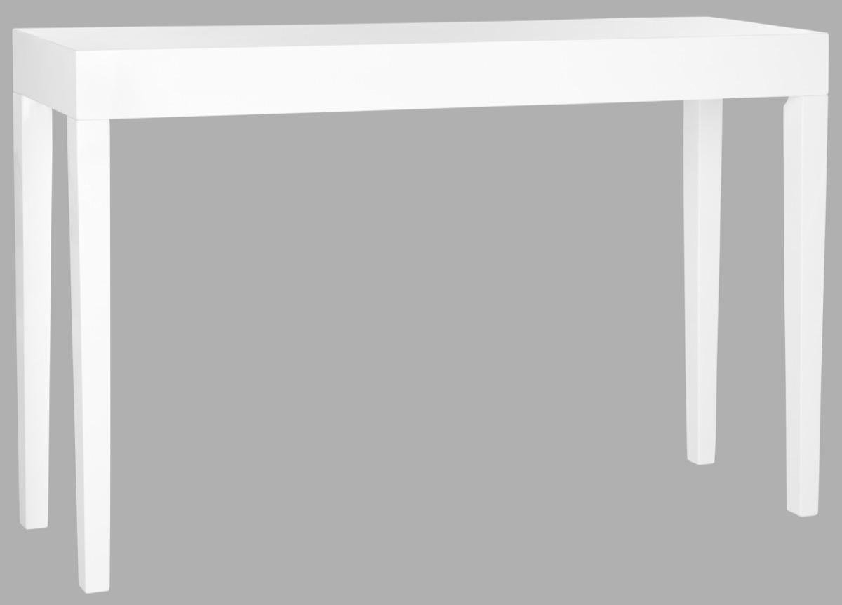 Kayson Mid Century Scandinavian Lacquer Console Table - White - Arlo Home - Image 0