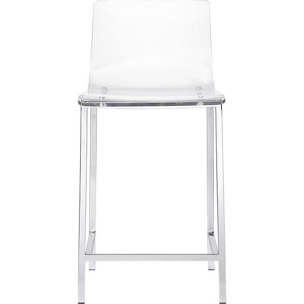 Vapor 24" acrylic counter stool - Image 0