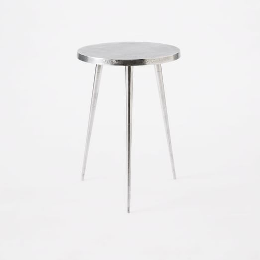 Tripod Side Table - Silver - Image 0