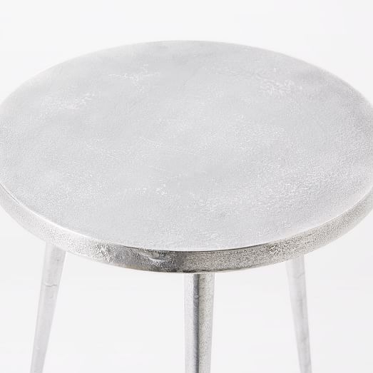Tripod Side Table - Silver - Image 1