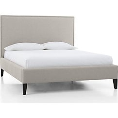 Cole Upholstered Bed - Queen - Natural - Image 0