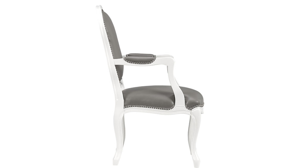 Stick around white-grey arm chair - Image 2
