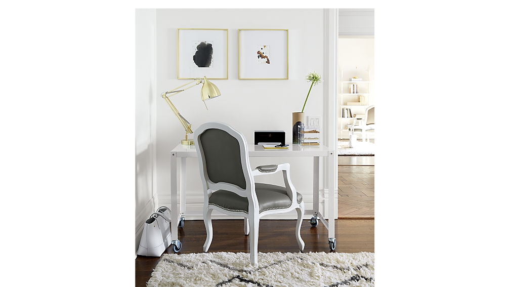 Stick around white-grey arm chair - Image 5