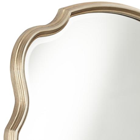 Melba Champagne Curved 33"x42"Wall Mirror - Image 2