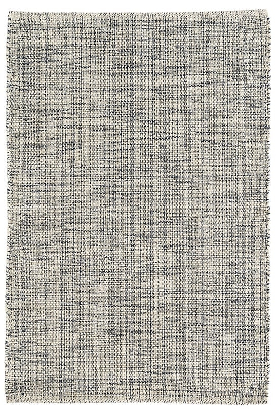 Marled Indigo Woven Cotton Rug - 9' x 12' - Image 0