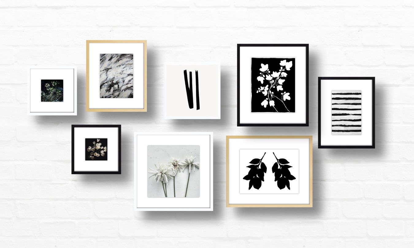 Black and White art set - Framed - Image 0