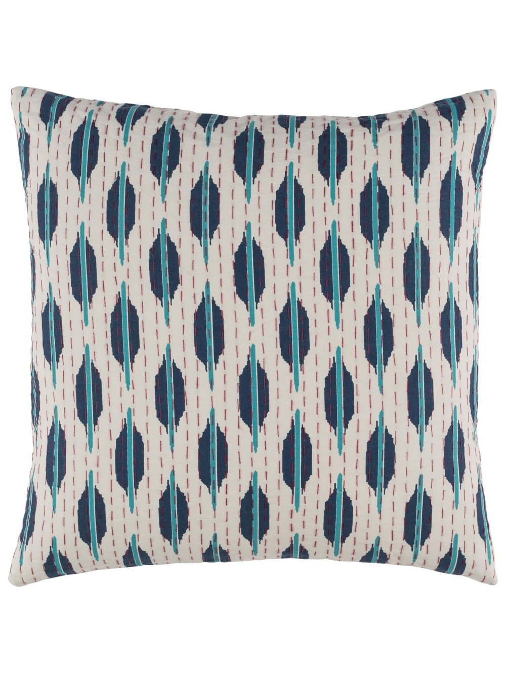 Idala pillow - Teal - 20" x 20"- Polyester Filled - Image 0