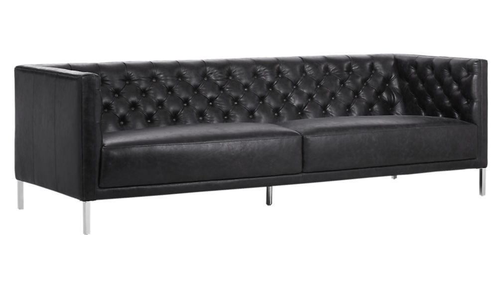 savile leather sofa - Image 1