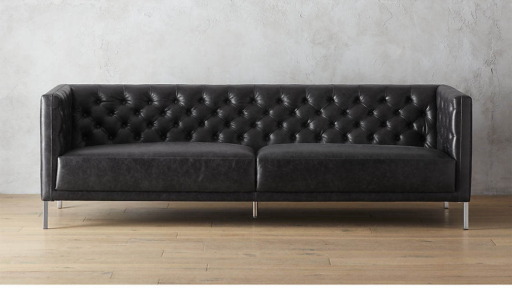savile leather sofa - Image 4