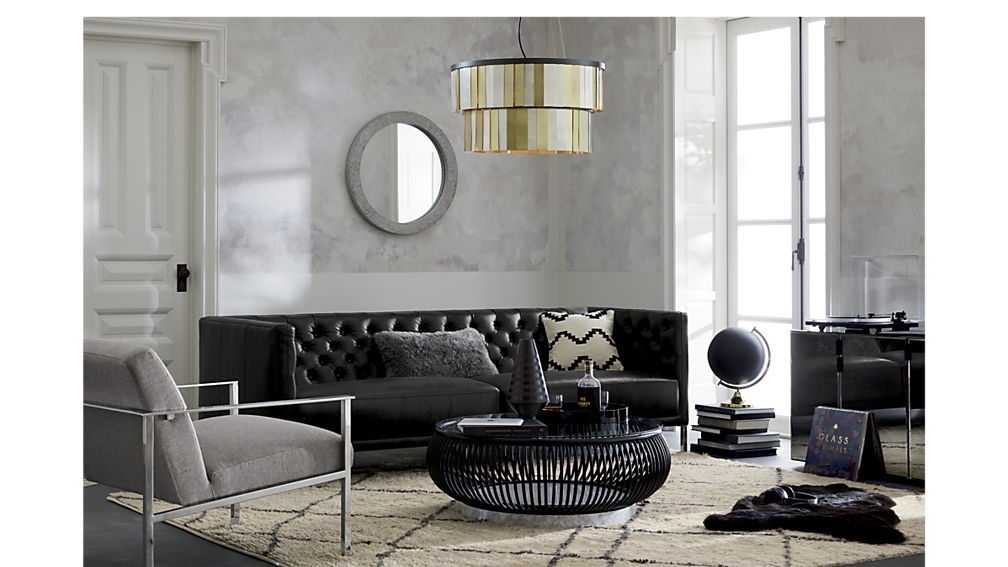savile leather sofa - Image 5
