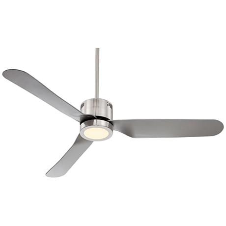 52" Visionary™ Brushed Nickel LED Ceiling Fan - Image 0