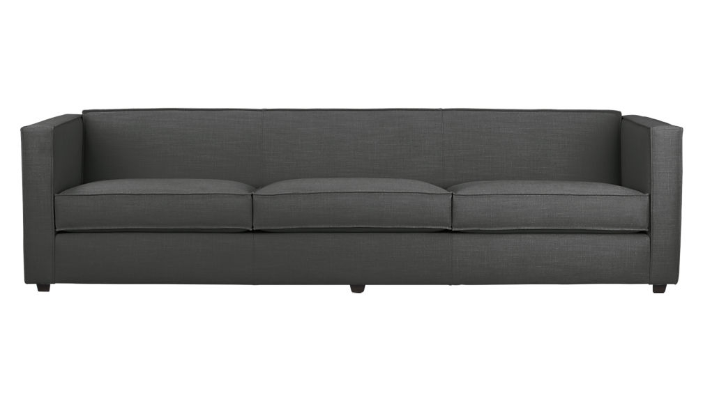 Club 3-seater sofa - tess carbon - Image 0