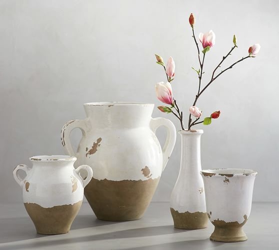 Tuscan Terra Cotta Vase - Medium Double-Handled Urn - Image 2