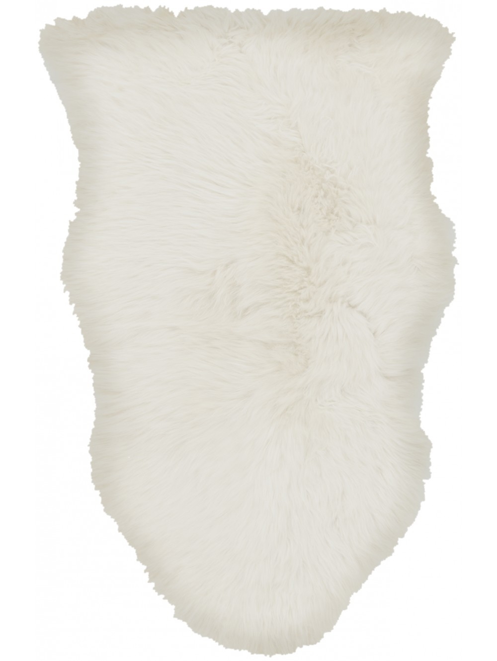 ALMA SHEEPSKIN RUG, WHITE - 2' x 6' - Image 0