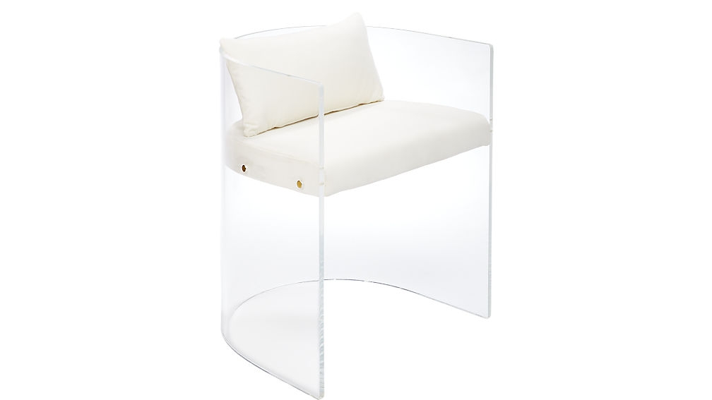 Antonio Acrylic Chair With Pillow - Image 0