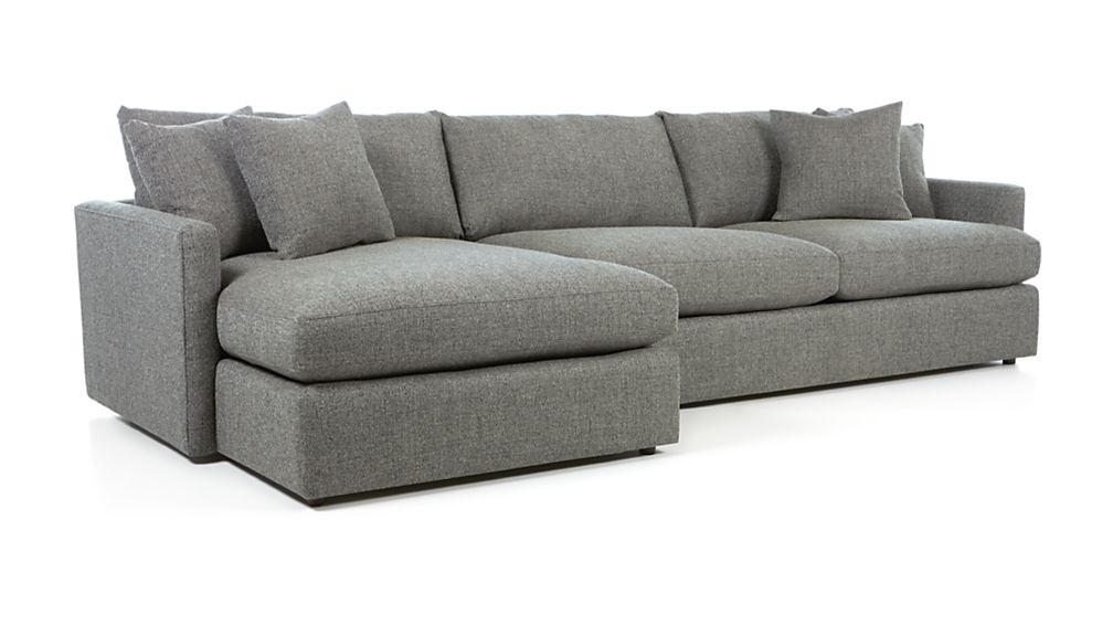 Lounge II 2-Piece Sectional Sofa - Steel - Image 0