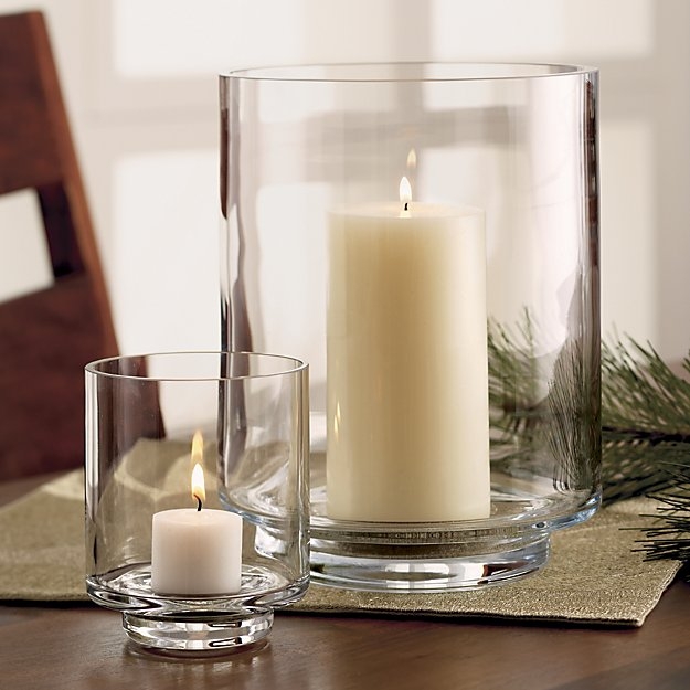 Taylor Small Glass Hurricane Candle Holder - Image 4