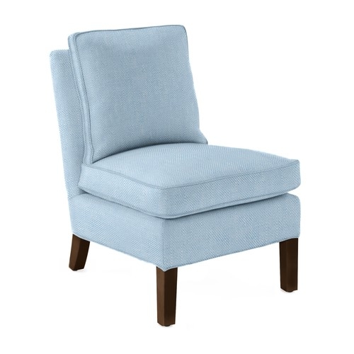 Watson Slipper Chair [fabric : Coastal Linen - Chambray] - Image 0