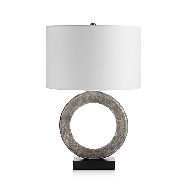 Crest Table Lamp with White Shade - Image 0