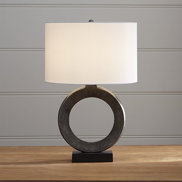 Crest Table Lamp with White Shade - Image 5