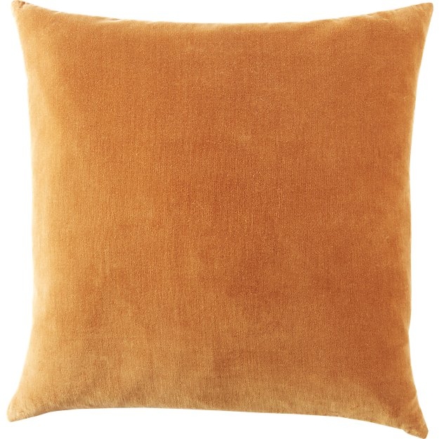 leisure copper 23" pillow with Feather-down insert - Image 0
