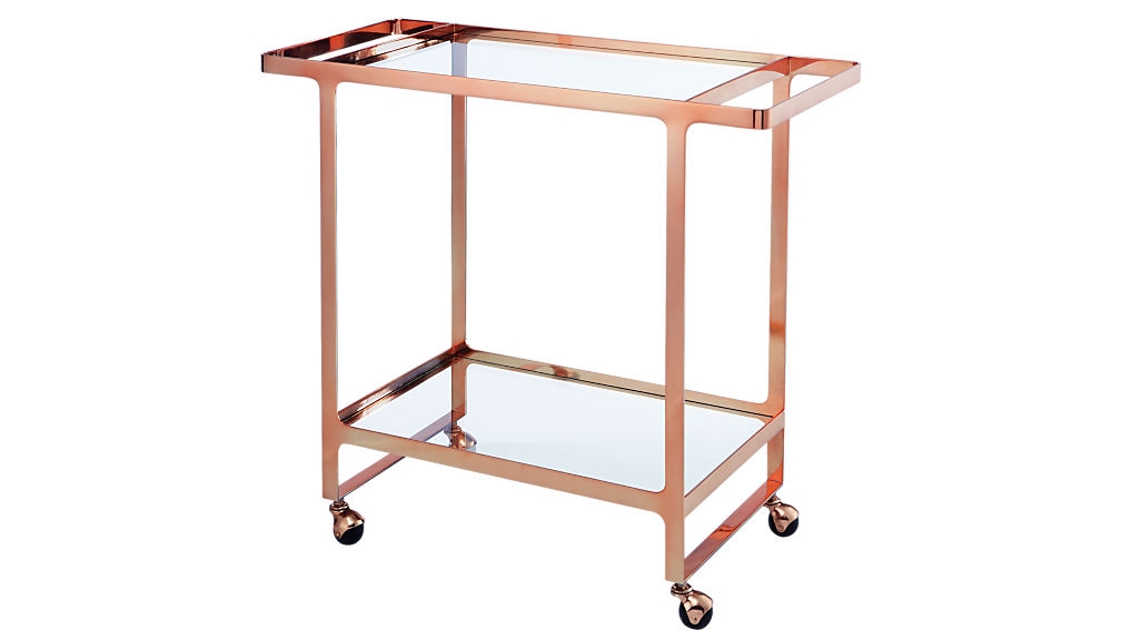 Dolce vita copper bar cart - Image 3