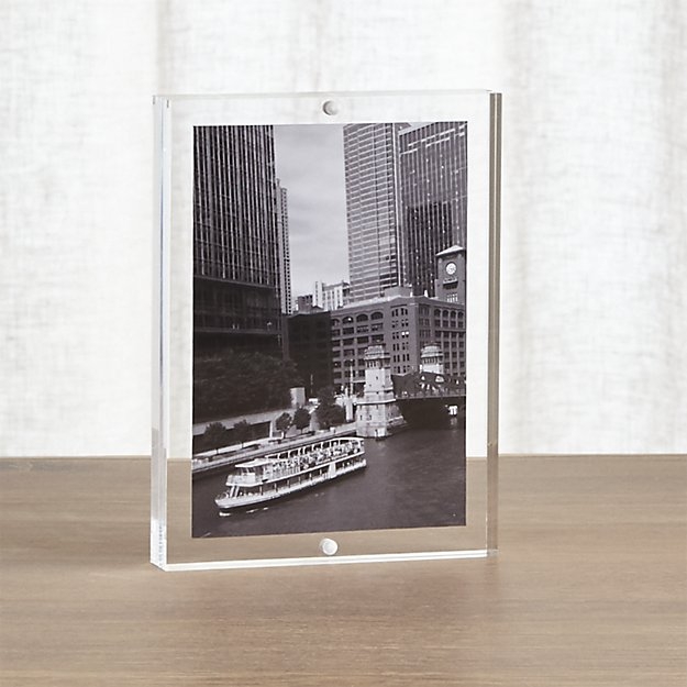 Acrylic 5x7 Block Picture Frame - Image 2