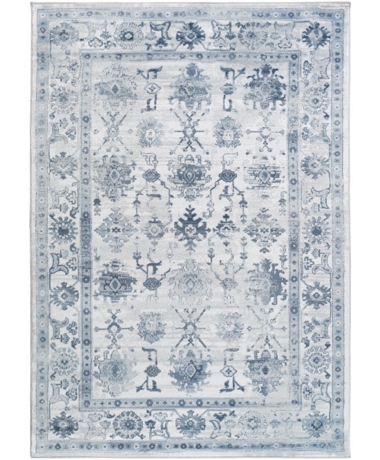 ELLIS RUG, SKY BLUE AND IVORY - Image 0