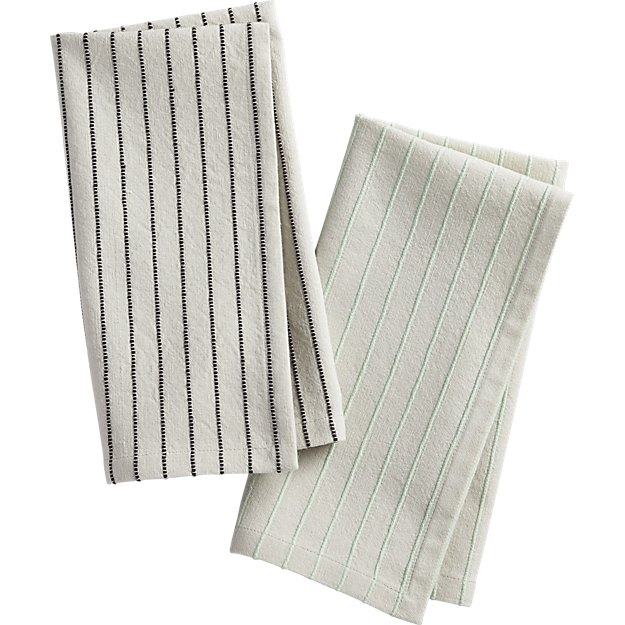 Pinstripe black napkin - Image 3