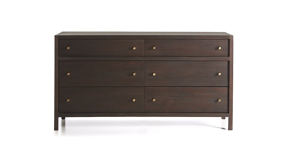 Keane 6-Drawer Solid Wood Dresser - Image 0