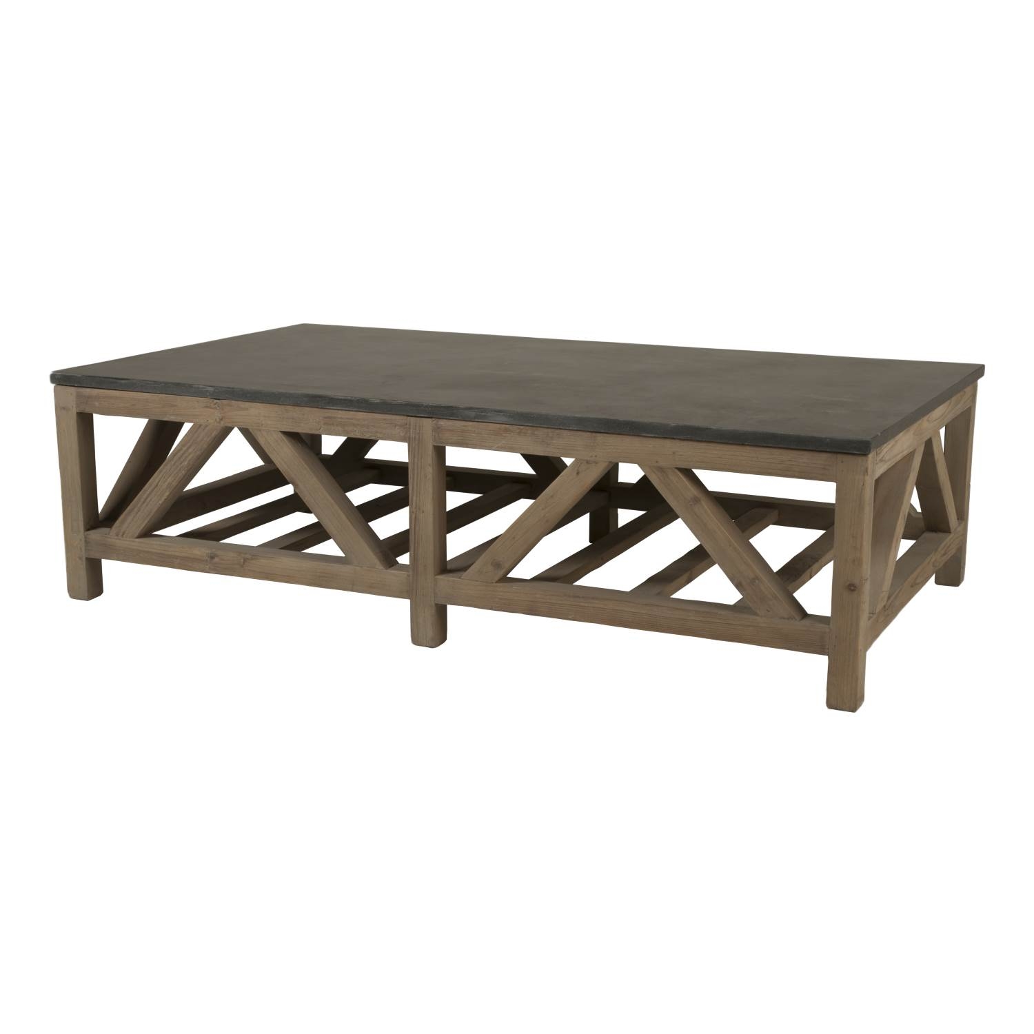 BLUE STONE COFFEE TABLE - Image 1
