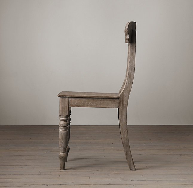 19TH C. ENGLISH SCHOOLHOUSE SIDE CHAIR - Image 2
