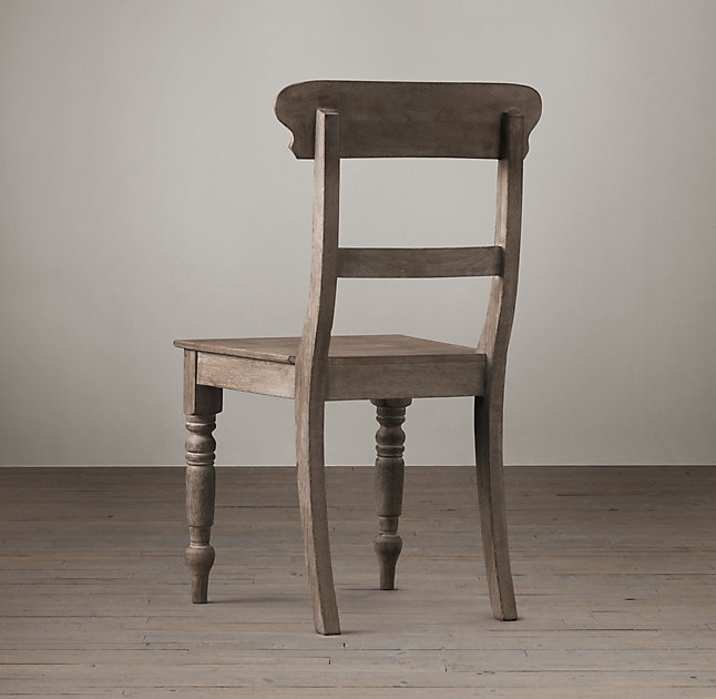 19TH C. ENGLISH SCHOOLHOUSE SIDE CHAIR - Image 3