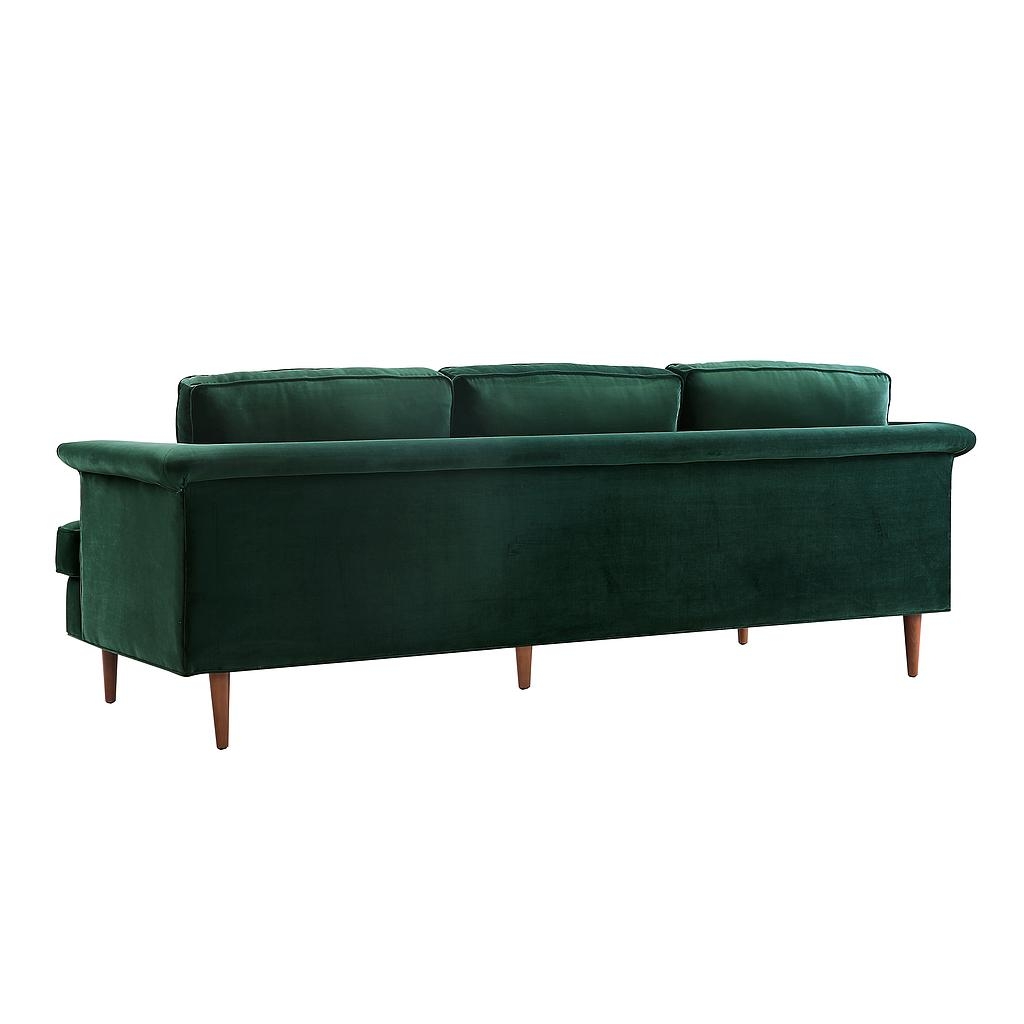 Porter Velvet Sofa, Forest Green - Image 3