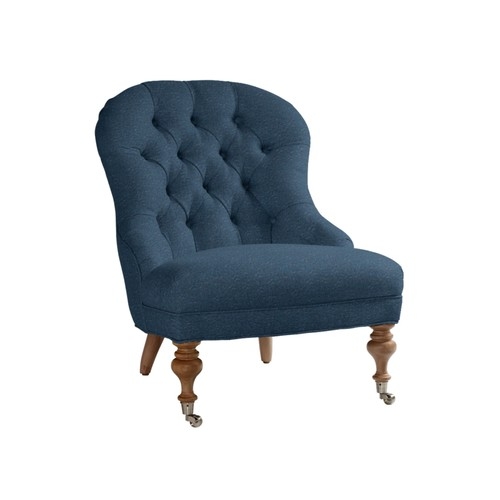 Piccadilly Chair (Luxe Leather - Blue Moon} - Image 0